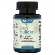 Snap Supplements, Iron Builder, 60 капсул