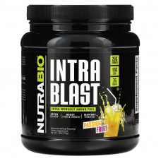 NutraBio, Intra Blast, добавка с аминокислотами для приема во время тренировки, маракуйя, 718 г (1,6 фунта)