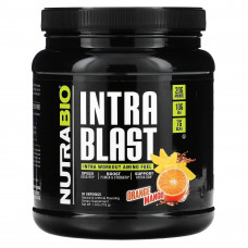 NutraBio, Intra Blast, заряд аминокислот во время тренировки, со вкусом апельсина и манго, 718 г (1,6 фунта)