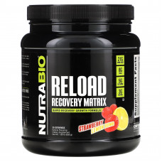 NutraBio, Reload, матрица для восстановления, клубника и лимон, 868 г (1,91 фунта)