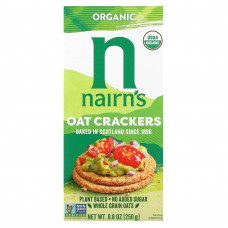 Nairn's Inc, Натуральные овсяные крекеры, 8,8 унций (250 г)