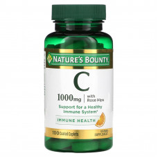 Nature's Bounty, Витамин C с шиповником, 1000 мг, 100 капсул, покрытых оболочкой