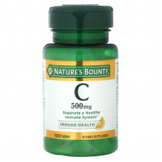 Nature's Bounty, витамин C, 500 мг, 100 таблеток
