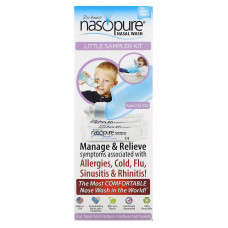 Nasopure, Dr. Hana's Nasal Wash, набор для промывания носа, для детей от 2 до 102 лет, набор из 6 предметов