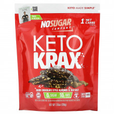 The No Sugar Company, Keto Krax, темный шоколад, миндаль и морская соль, 200 г (7,05 унции)