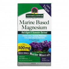 Nature's Answer, магний из морского источника, 250 мг, 90 вегетарианских капсул