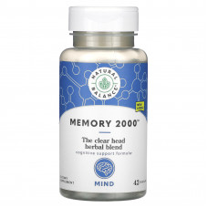 Natural Balance, Memory 2000, 42 растительных капсул