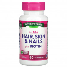 Nature's Truth, Ultra Hair, Skin & Nails плюс биотин, 60 капсул в оболочке