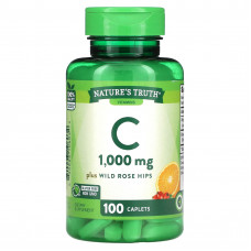 Nature's Truth, Витамин C и шиповник, 1000 мг, 100 капсул