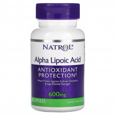 Natrol, Альфа-липоевая кислота, 600 мг, 30 капсул