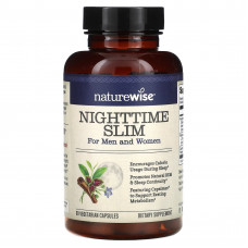 NatureWise, NightTime Slim, для мужчин и женщин, 60 вегетарианских капсул