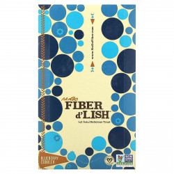 NuGo Nutrition, Fiber d'Lish, черничный коблер, 16 батончиков по 45 г (1,6 унции)