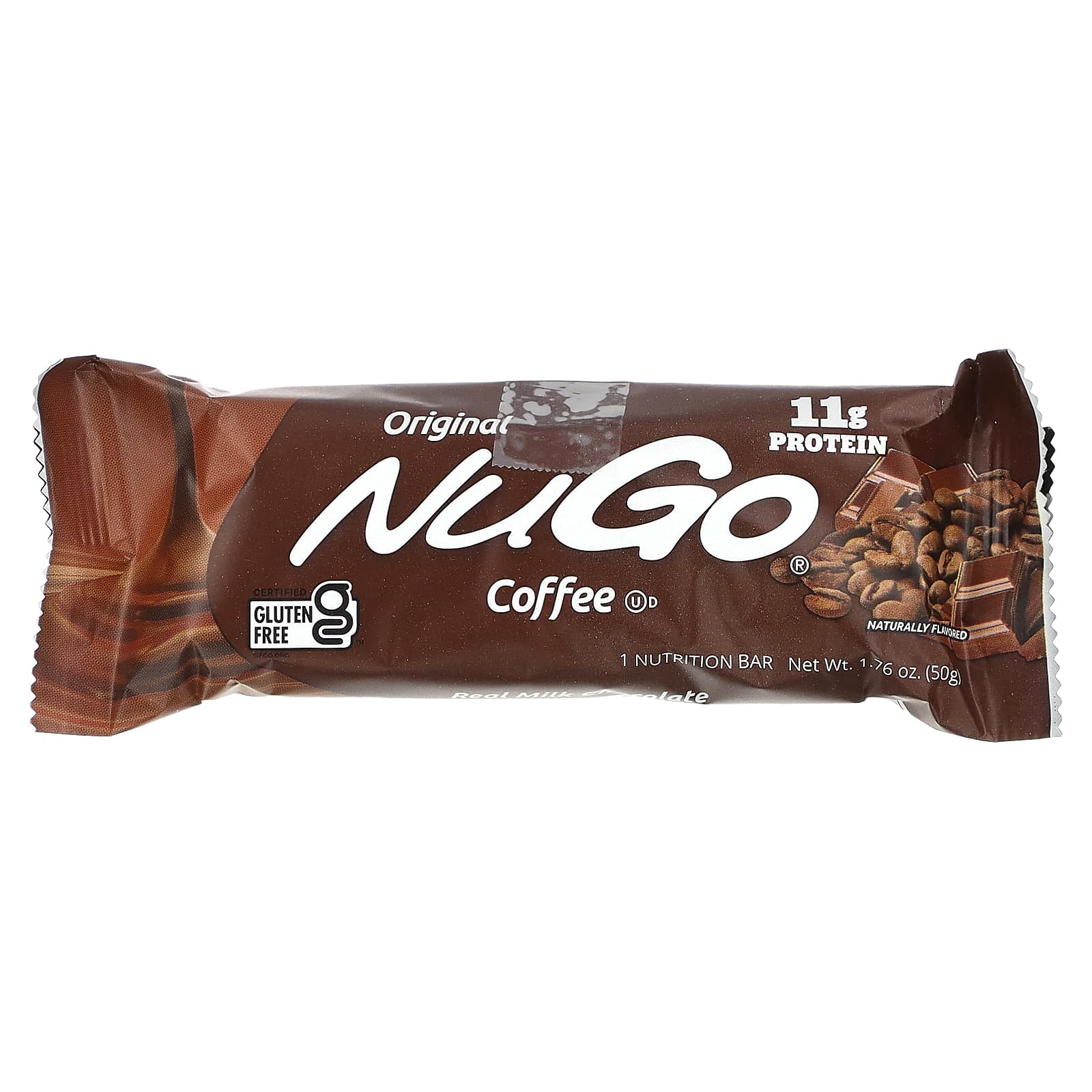 NuGo Nutrition, Кофейный батончик, 15 батончиков по 50 г (1,76 унции)