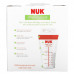 NUK, Seal 'n Go, пакетики для грудного молока, 100 стерильных пакетиков для хранения, 180 мл ( 6 унций)