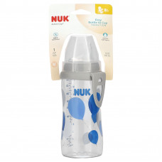 NUK, Active Cup, для детей от 8 месяцев, в виде шариков / синий, 300 мл (10 унций)