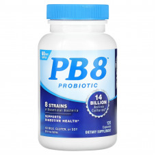 Nutrition Now, PB 8, пробиотик, 7 млрд активных культур, 120 капсул