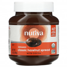 Nutiva, органическая паста с фундуком, классический вкус, 369 г (13 унций)