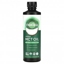 Nutiva, органическое масло MCT, 473 мл (16 жидк. унций)
