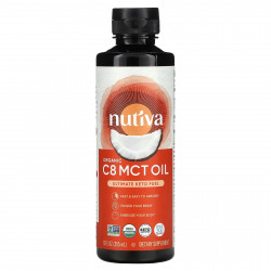 Nutiva, Органическое масло C8 MCT, 355 мл (12 жидк. Унций)