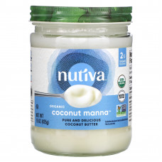 Nutiva, Coconut Manna, органическая чистая и вкусная кокосовая паста, 425 г (15 унций)