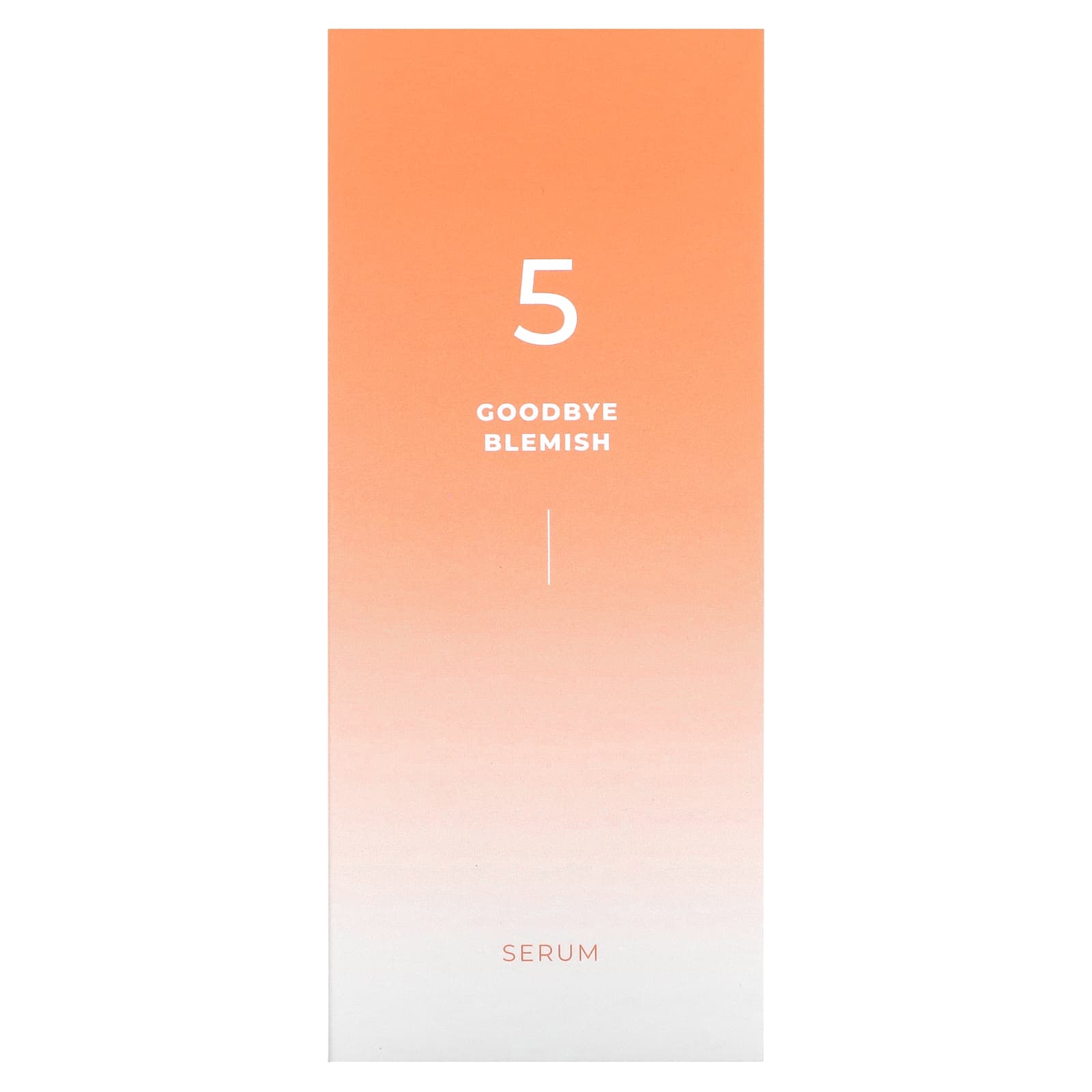 Numbuzin, Goodbye Blemish Serum, No 5, 50 мл (1,69 жидк. Унции)