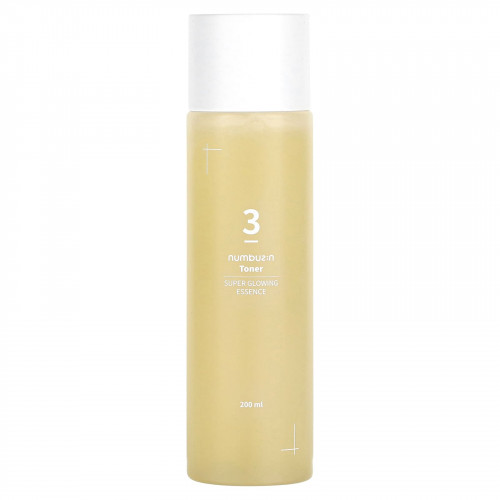 Numbuzin, Super Glowing Essence Toner, No 3, 200 мл (6,76 жидк. Унции)