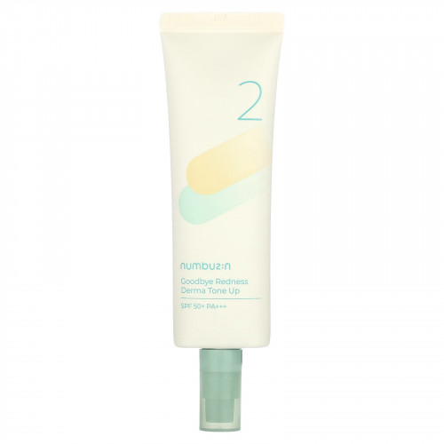 Numbuzin, Goodbye Redness, Derma Tone Up, SPF 50+ PA +++, No 2, 50 мл (1,69 унции)