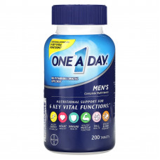 One-A-Day, полный мультивитаминный комплекс для мужчин, 200 таблеток