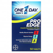 One-A-Day, Men's Pro Edge, полноценный мультивитаминный комплекс, 50 таблеток