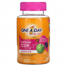 One-A-Day, For Her, VitaCraves, для подростков, 60 жевательных таблеток