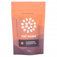 Oat Mama, чай с бузиной для укрепления иммунитета, без кофеина, 14 чайных пакетиков, 32 г