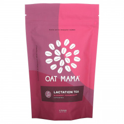 Oat Mama, Lactation Tea, голубика и гранат, без кофеина, 14 чайных пакетиков, 32 г