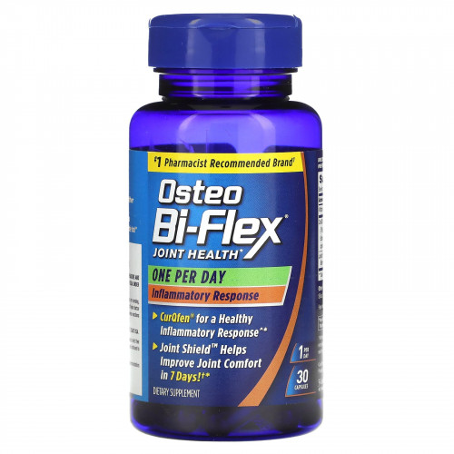 Osteo Bi-Flex, 1 раз в день при воспалении, 30 капсул