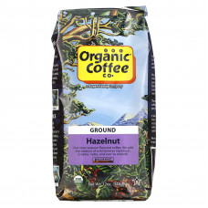 Organic Coffee Co., кофе с фундуком, молотый, средняя обжарка, 340 г (12 унций)