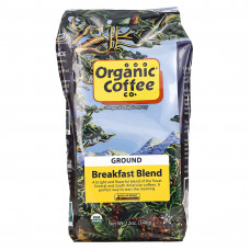 Organic Coffee Co., Breakfast Blend, кофе, молотый, средняя обжарка, 340 г (12 унций)