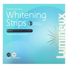 Lumineux Oral Essentials, сертифицированные нетоксичные отбеливающие полоски, 28 шт.
