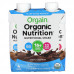 Orgain, Organic Nutrition, питательный коктейль, гладкий шоколад, 4 пакетика по 330 мл (11 жидк. Унций)