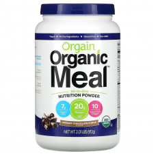 Orgain, Organic Meal, универсальный пищевой порошок, сливочная шоколадная помадка, 912 г (2,01 фунта)