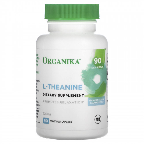 Organika, L-Theanine, 225 mg, 90 Vegetarian Capsules