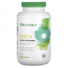 Organika, MACA, 750 mg, 180 Vegetarian Capsules