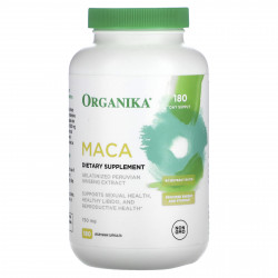 Organika, MACA, 750 mg, 180 Vegetarian Capsules