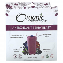 Organic Traditions, Ягодный антиоксидант, 100 г (3,5 унции)