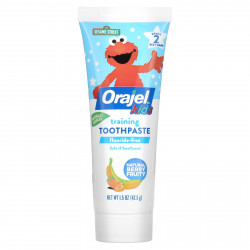 Orajel, Elmo Training Toothpaste, без фтора, от 3 месяцев до 4 лет, Berry Fun, 42,5 г (1,5 унции)