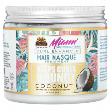 Okay Pure Naturals, Miami South Beach Curls, Curl Enhancer, маска для волос, кокос, 482 г (17 унций)