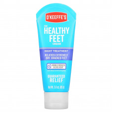 O'Keeffe's, Healthy Feet, крем для ног, ночной уход, 85 г (3 унции)