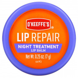 O'Keeffe's, Lip Repair, ночной уход, бальзам для губ, 7 г (0,25 унции)
