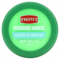O'Keeffe's, Working Hands, средство для восстановления кутикулы, 11 г (0,38 унции)