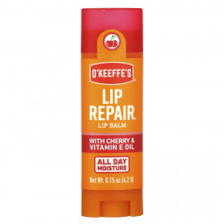 O'Keeffe's, Бальзам для губ Lip Repair, вишня и масло с витамином Е, 4,2 г (0,15 унции)