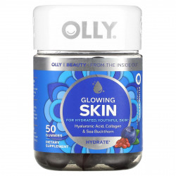 OLLY, Glowing Skin, пухлые ягоды, 50 жевательных таблеток