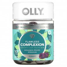 OLLY, Flawless Complexion, ягодная свежесть, 50 жевательных таблеток